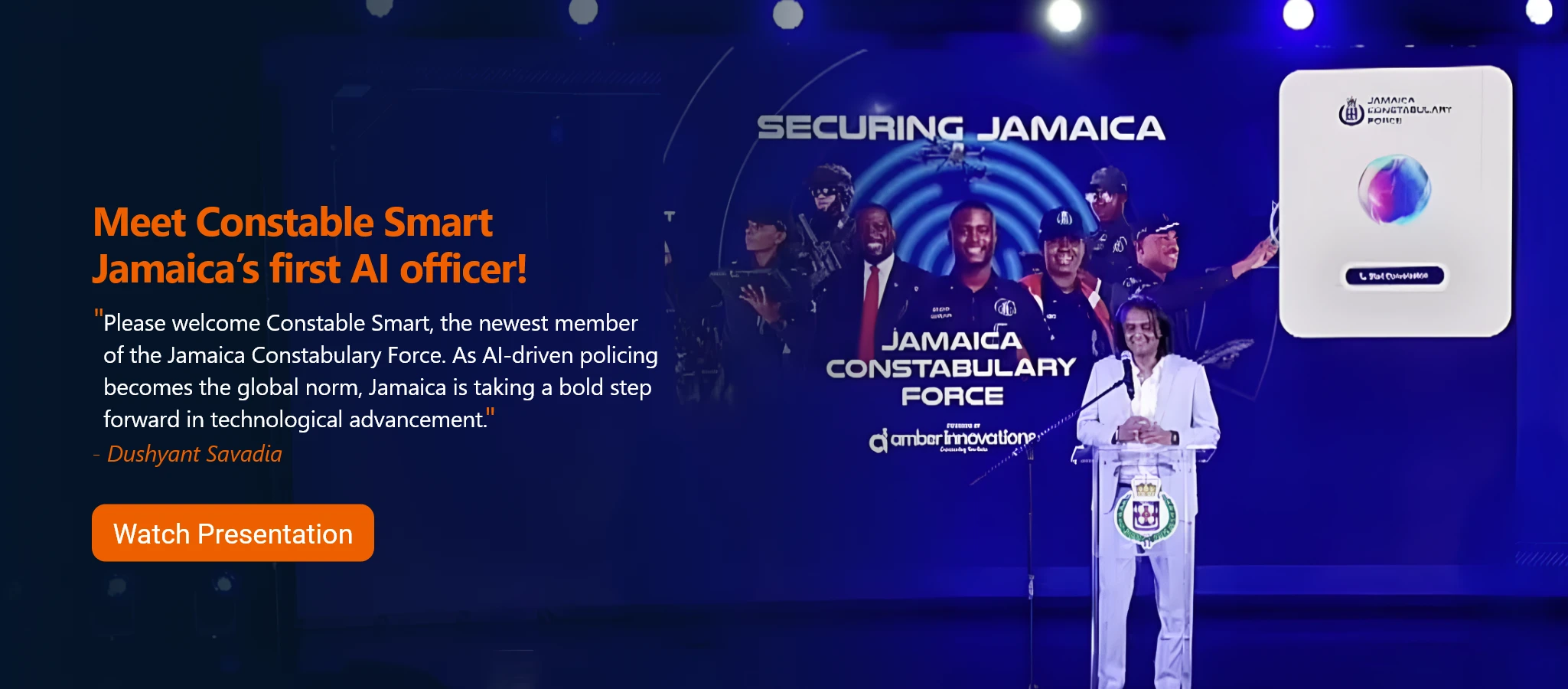 meet constable smart jamaica first ai officer